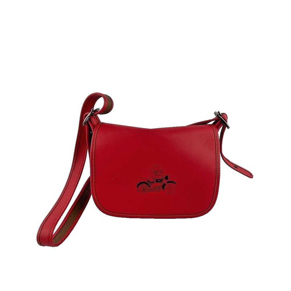 Coach X Disney F59359 Women's‎ Mickey Mouse Patricia Saddle Bag Limited Edition